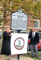 Lee, Mary Greenhow - Historical Marker